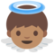 Baby Angel - Medium emoji on Google